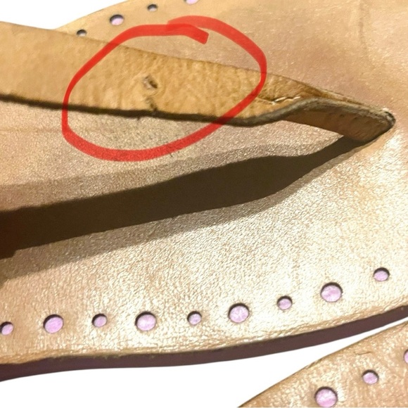 UGG Red and Tan Braided Sandals Size 9 - Picture 9 of 11